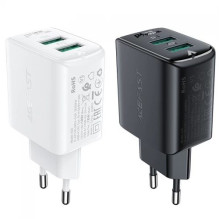 Charger Acefast 'A33' black 18W (2xQC3.0) Charger Acefast 'A33' black 18W (2xQC3.0)