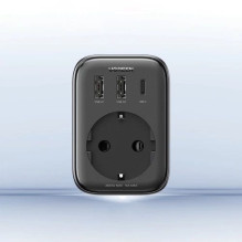 Įkroviklis Ugreen 'CD314' juodas 30W (1xPD / 2xQC3.0 / 1xAC) Įkroviklis Ugreen 'CD314' juodas 30W (1xPD / 2xQC3.0 / 1xAC)