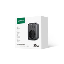 Įkroviklis Ugreen 'CD314' juodas 30W (1xPD / 2xQC3.0 / 1xAC) Įkroviklis Ugreen 'CD314' juodas 30W (1xPD / 2xQC3.0 / 1xAC)
