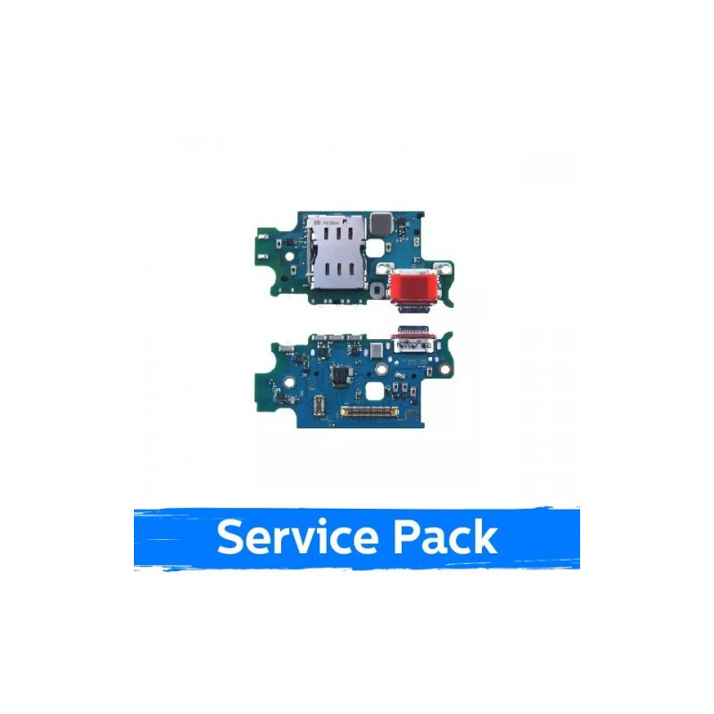 Krovimo lizdas skirtas Samsung S916 S23 Plus su lanksčiąją jungtimi / plata (Service Pack)