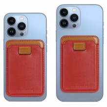 Dux Ducis 'Magnetic Wallet' skirta iPhone 12 (iPhone 13 / iPhone 14) raudona Dux Ducis 'Magnetic Wallet' skirta iPhone 12 (iPhone 13 / iPhone 14) raudona