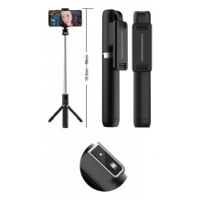 Baston 'P50' holder / 'selfie' stick white (Bluetooth control)