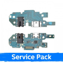 Charging port for Samsung A105 A10 (EU version) with flexible connector / flat (Service Pack)