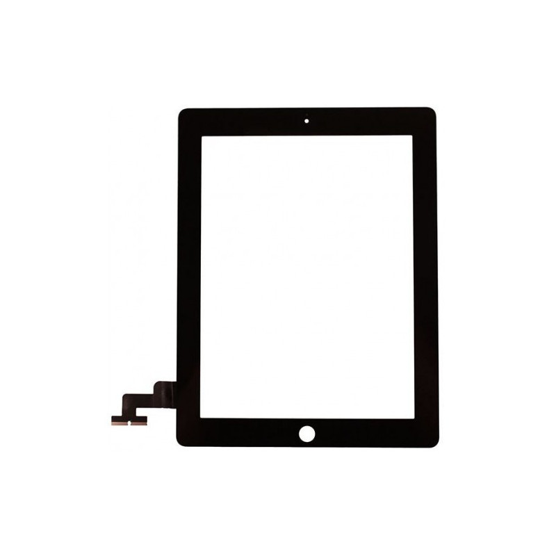 Lietimui jautrus stikliukas skirtas Apple iPad 2 juodas HQ2