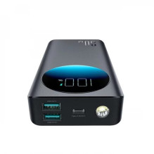 External battery Joyroom 'JR-PBF02' black 20000mAh (30W) + Type-C cable External battery Joyroom 'JR-PBF02' black 20000mAh (30W) + Type-C cable
