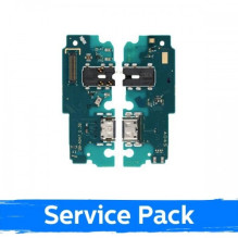 Charging port for Samsung A047 A04s with flex connector / wide (Service Pack)