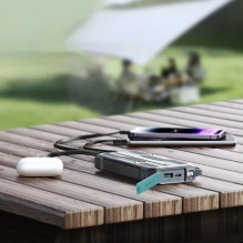 External battery Joyroom 'JR-L016' black 10000mAh (PD / QC3.0) + integrated 3in1 cable External battery Joyroom 'JR-L016' black 10000mAh (PD / QC3.0) + integrated 3in1 cable