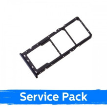 SIM stalčiukas skirtas Samsung A750 A7 2018 SIM kortelės stalčiukas juodas originalus (Service Pack)