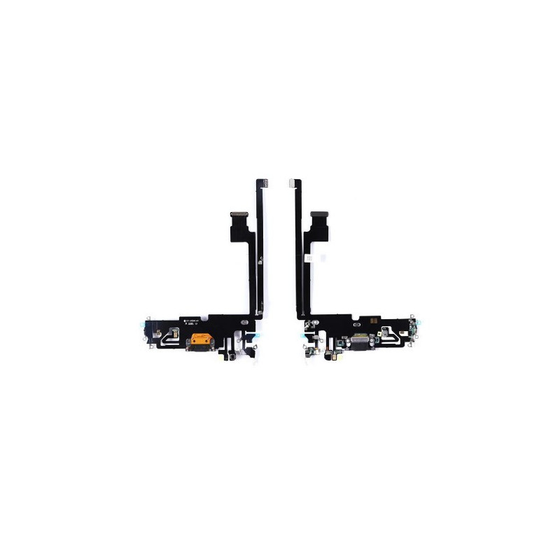 Charging port for iPhone 12 Pro Max with flexible connector / Pacific Blue / HQ