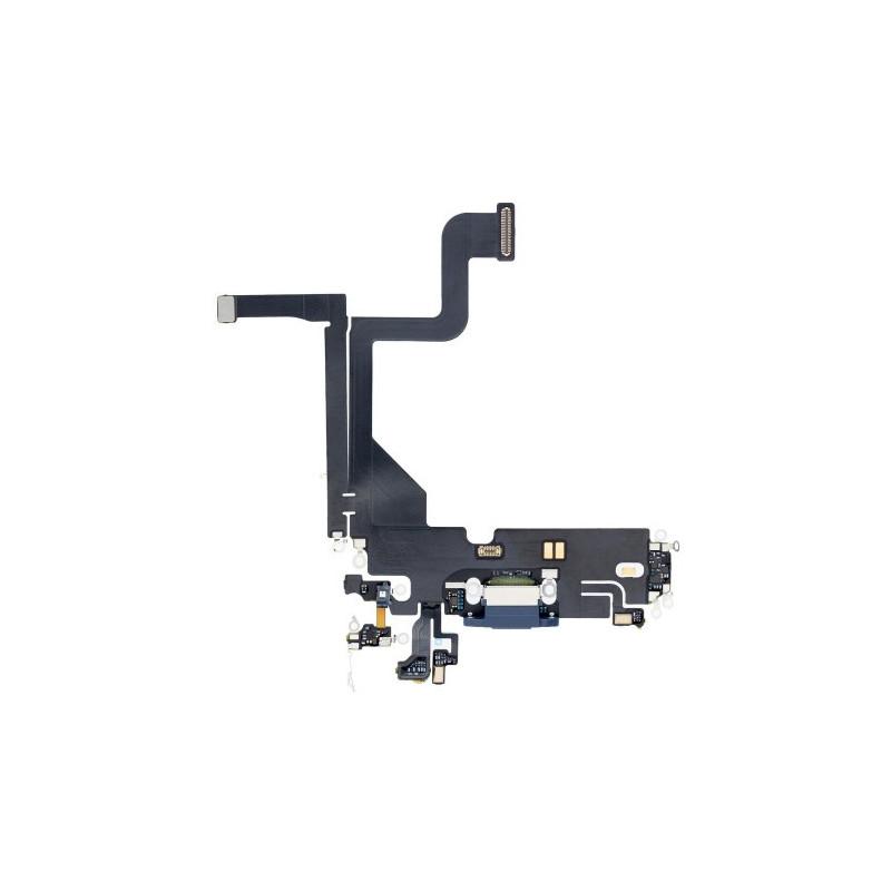 Charging port for iPhone 13 Pro with flexible connector / Gold / HQ