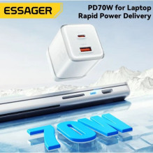 Charger Essager 'Color' blue 70W (PD / QC3.0)