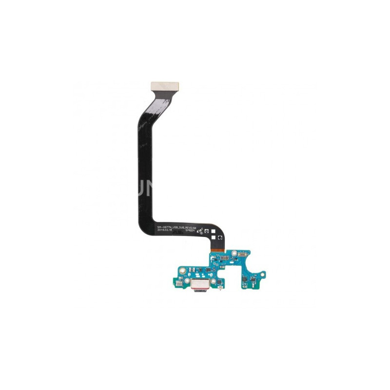 Krovimo lizdas skirtas Samsung G770 S10 Lite su lanksčiąja jungtimi / plata OEM