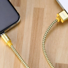USB cable Remax RC-095i brown 'Lightning' 100cm (with magnetic detachable tip)
