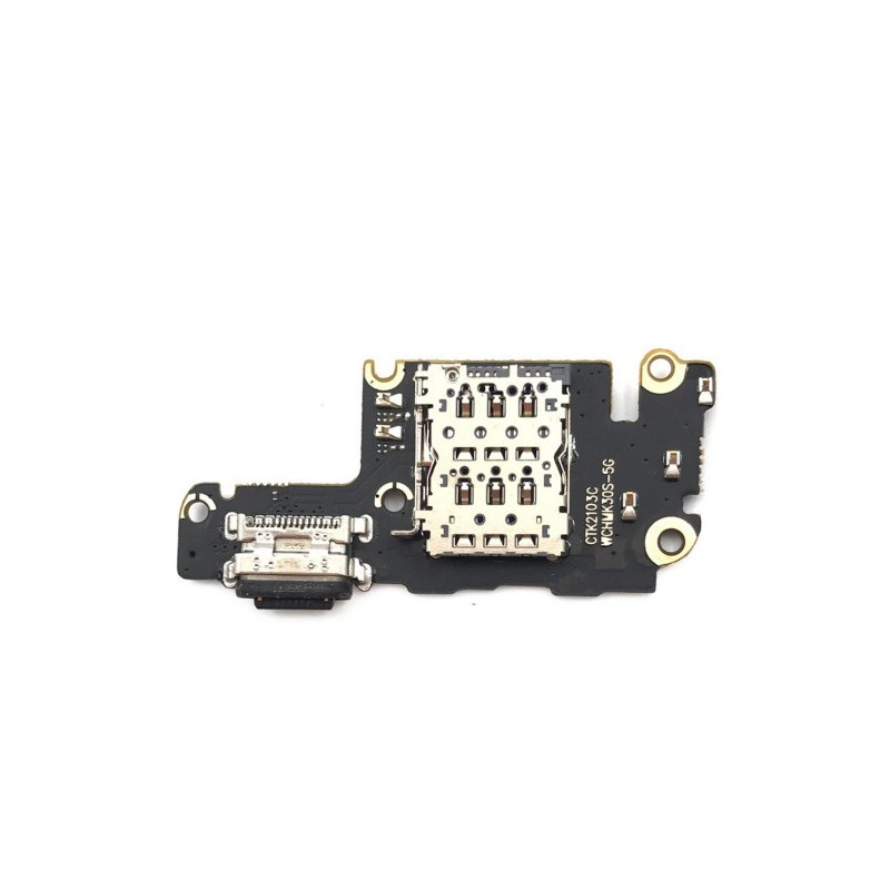 Charging port for Xiaomi Mi 10T 5G / 10T Pro 5G with flexible connector / wide OEM