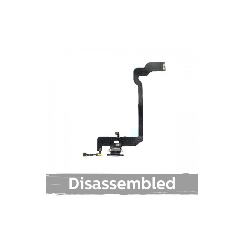 Charging port for iPhone XS with flexible connector / Gold / (100% original / from the device)