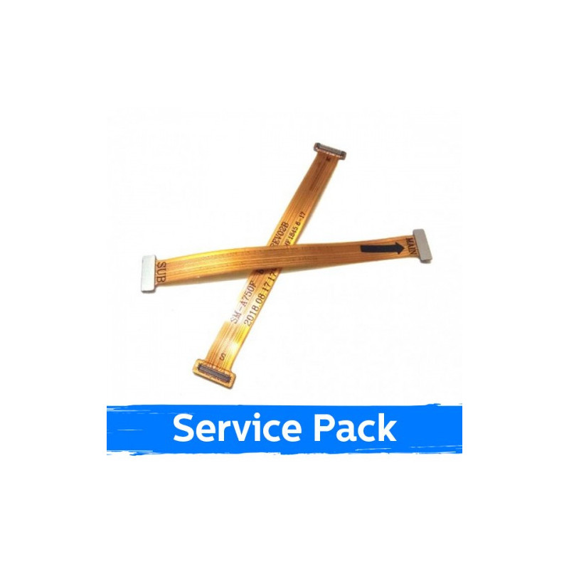 Lanksčioji jungtis skirta Samsung A750 A7 pagrindinė ekrano ir matinimo / (SUB / OCTA)(MAIN) / (Service Pack)