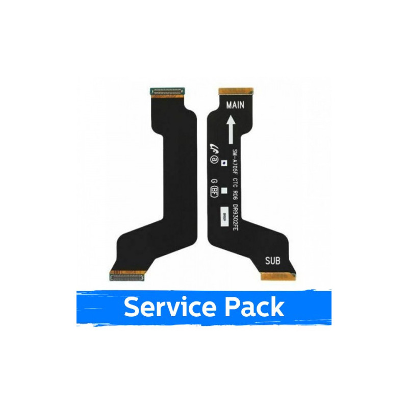Flex cable for Samsung A705 A70 main screen and power / (SUB / OCTA)(MAIN) / (Service Pack)