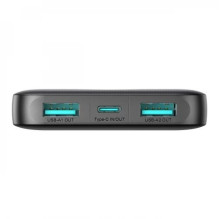 Išorinė baterija Joyroom'JR-PBF12' juoda 10000mAh (PD / QC3.0)