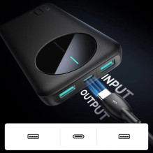 External battery Joyroom'JR-PBF12' black 10000mAh (PD / QC3.0)