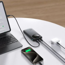 Išorinė baterija Joyroom'JR-PBF12' juoda 10000mAh (PD / QC3.0)