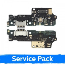 Charging port for Xiaomi Redmi 10C with flexible connector / wide (Service Pack)