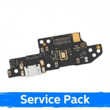 Charging port for Xiaomi Redmi 10A with flexible connector / wide (Service Pack)