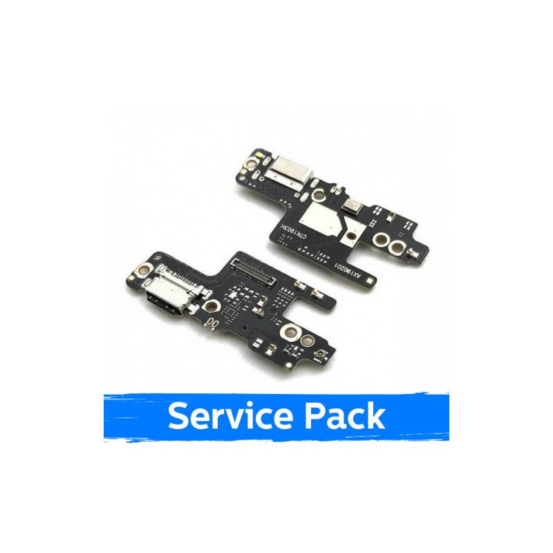 Charging port for Xiaomi Redmi Note 7 with flex connector / wide (Service Pack)