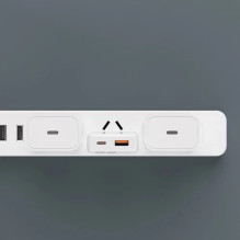 Charger Dudao 'A30EUT' white 30W (1xPD / 1xQC3.0) + 'Type-C / Type-C' cable