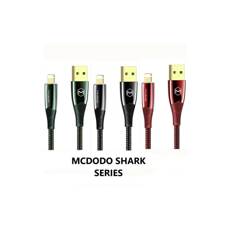 USB Cable Mcdodo 'CA-8063' black 'Lightning' 180cm