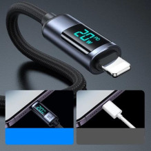 USB Kabelis Joyroom 'S-CL020A16' juodas 'Type-C / Lightning' 120cm (iki 20W) USB Kabelis Joyroom 'S-CL020A16' juodas 'Type-C / Lightning' 120cm (iki 20W)