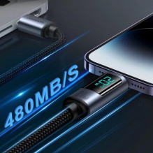 USB Kabelis Joyroom 'S-CL020A16' juodas 'Type-C / Lightning' 120cm (iki 20W) USB Kabelis Joyroom 'S-CL020A16' juodas 'Type-C / Lightning' 120cm (iki 20W)