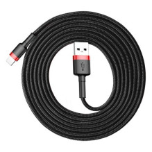 USB Cable Baseus 'Cafule' black / red 'Lightning' 200cm