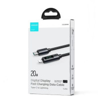 USB Kabelis Joyroom 'S-CL020A16' juodas 'Type-C / Lightning' 120cm (iki 20W) USB Kabelis Joyroom 'S-CL020A16' juodas 'Type-C / Lightning' 120cm (iki 20W)
