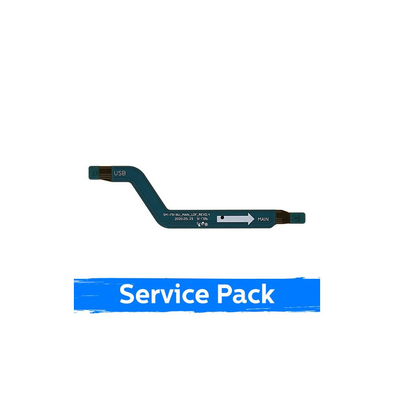 Lanksčioji jungtis skirta Samsung F916 Z Fold2 pagrindinė ryšio / FRC (Service Pack)
