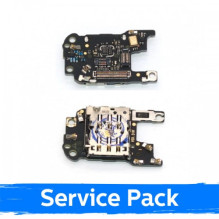 Flex cable for Huawei P30 Pro SIM contact and microphone / board (Service Pack)