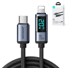 USB Cable Joyroom 'S-CL020A16' black 'Type-C / Lightning' 120cm (up to 20W) USB Cable Joyroom 'S-CL020A16' black 'Type-C / Lightning' 120cm (up to 20W)