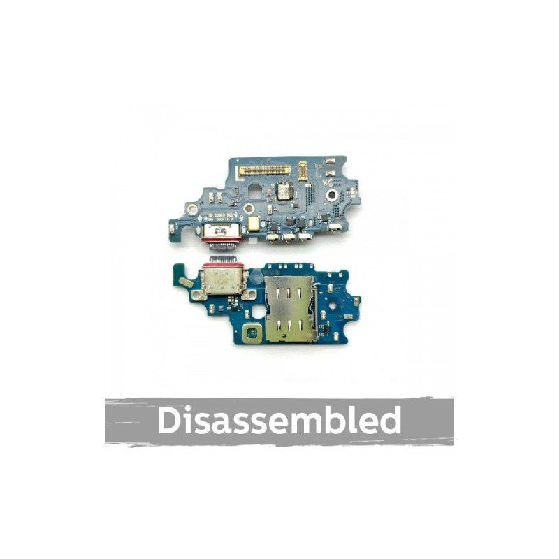 Charging port for Samsung G996 S21 Plus with flex connector / flat (removed from device)
