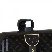External battery Dudao 'K20SL' black 5000mAh + integrated Lightning connector
