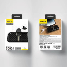 External battery Dudao 'K20SL' black 5000mAh + integrated Lightning connector