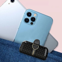 Išorinė baterija Dudao 'K20SL' juoda 5000mAh + integruota Lightning jungtis Išorinė baterija Dudao 'K20SL' juoda 5000mAh + integruota Lightning jungtis