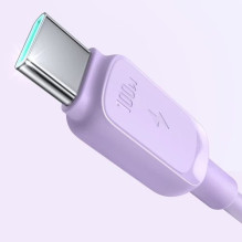 USB Cable Joyroom 'S-CC100A14' purple 'Type-C / Type-C' 120cm (up to 100W) USB Cable Joyroom 'S-CC100A14' purple 'Type-C / Type-C' 120cm (up to 100W)
