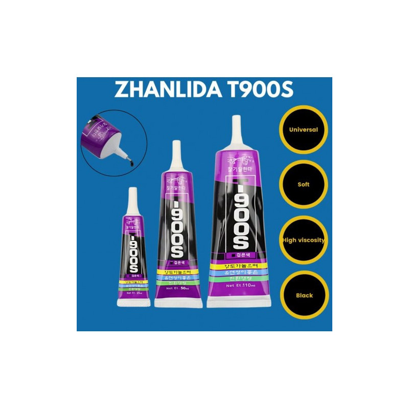 Universalūs klijai T900S juodi 110ml
