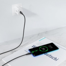 USB Kabelis Choetech 'XCC-1003' juodas 'Type-C / Type-C' 120cm USB Kabelis Choetech 'XCC-1003' juodas 'Type-C / Type-C' 120cm