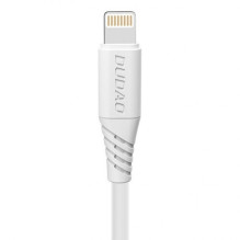 USB Kabelis Dudao 'L2L' baltas 'Lightning' 100cm (iki 5A) USB Kabelis Dudao 'L2L' baltas 'Lightning' 100cm (iki 5A)