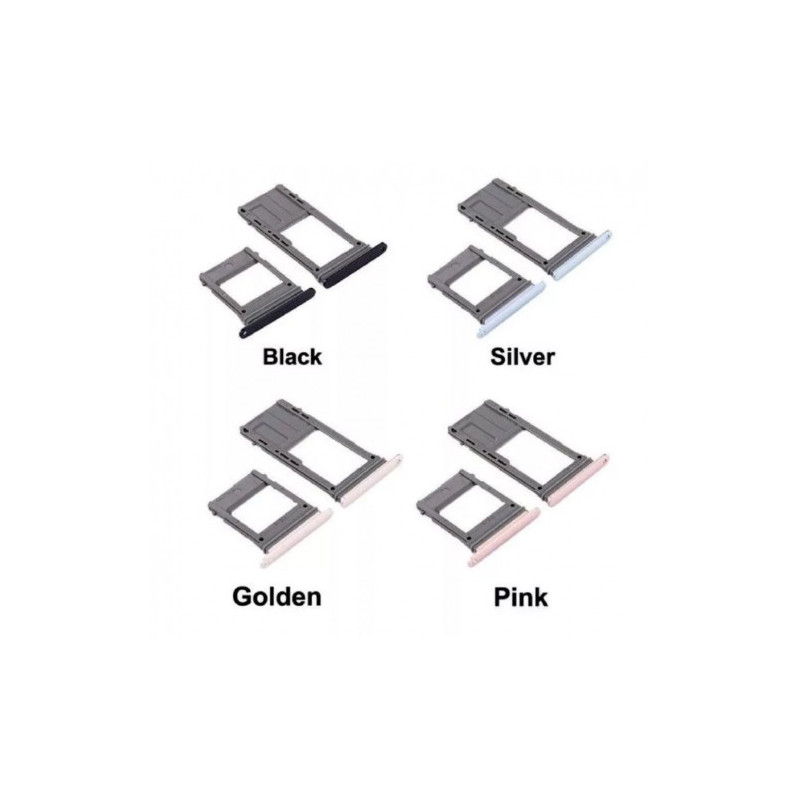 SIM tray for Samsung A520 A5 2017 SIM + MicroSD tray gold original (1 SIM)