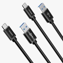 USB Kabelis Dudao 'L5G' juodas 'Type-C' 100cm USB Kabelis Dudao 'L5G' juodas 'Type-C' 100cm