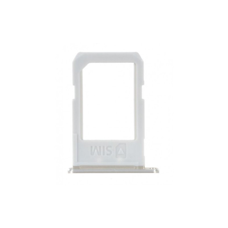 SIM tray for Samsung G928F S6 Edge + SIM card tray silver