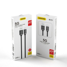 USB Kabelis Dudao 'L5G' juodas 'Type-C' 100cm USB Kabelis Dudao 'L5G' juodas 'Type-C' 100cm