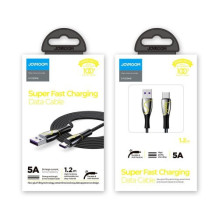 USB Kabelis Joyroom 'Mermaid Series' juodas 'Type-C' 120cm (iki 5A) USB Kabelis Joyroom 'Mermaid Series' juodas 'Type-C' 120cm (iki 5A)