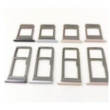 SIM tray for Samsung A520 A5 2017 SIM + MicroSD tray silver (2 SIM)
